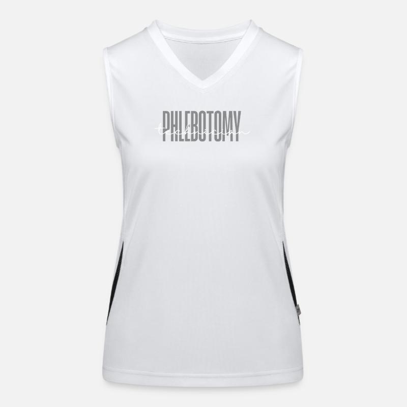 Phlebotomie-Techniker Phlebotomist Labor Funktionelles Kontrast-Tank Top für Frauen
