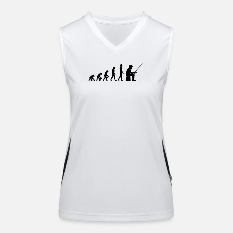 ÉVOLUTION VERS PÊCHEUR, JOURNÉE PARFAITE ET CAPTURE ! Débardeur respirant contrasté Femme