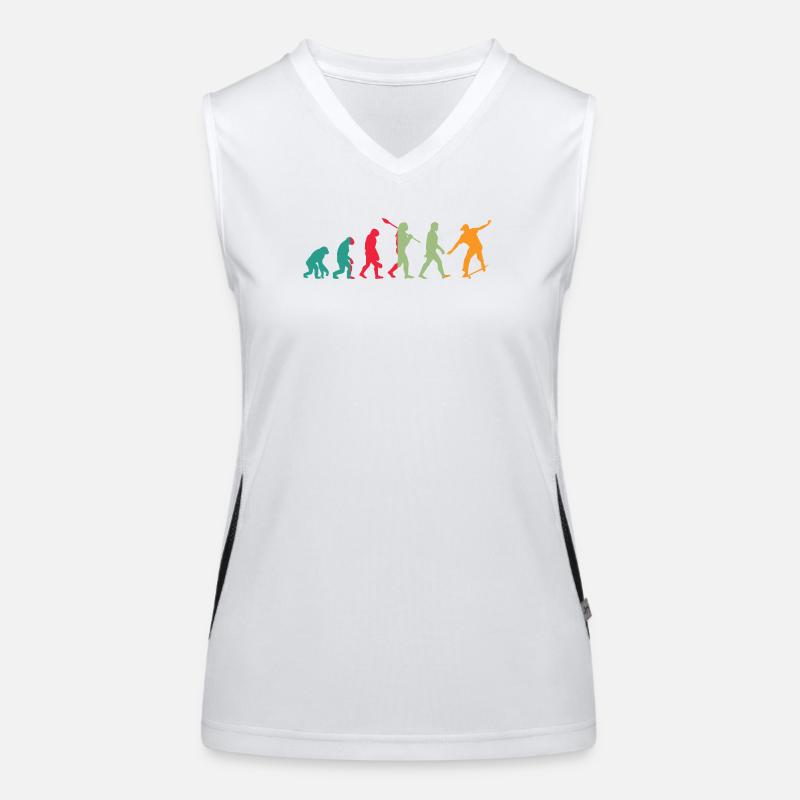 Evolution Skater Funktionelles Kontrast-Tank Top für Frauen
