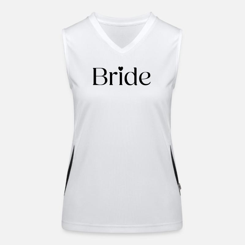 Bride  Funktionelles Kontrast-Tank Top für Frauen