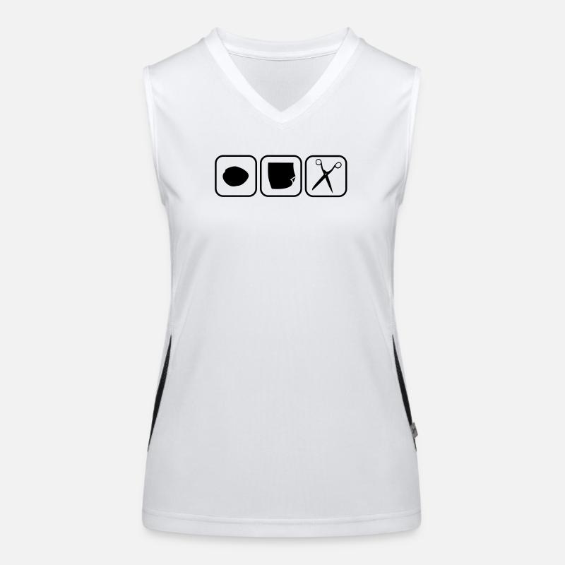 schnickschnack schnuck - Rock paper scissors Women's Functional Contrast Tank Top