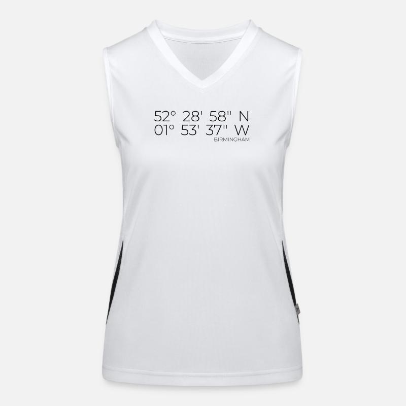 Coordinates: Birmingham, England Women's Functional Contrast Tank Top