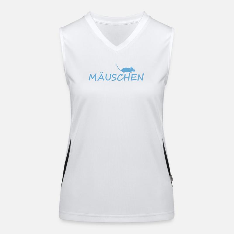 MÄUSCHEN Funktionelles Kontrast-Tank Top für Frauen