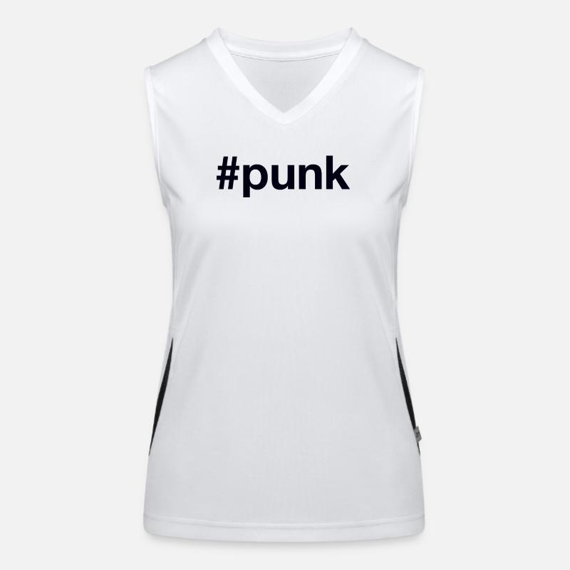 Punk Hashtag Débardeur respirant contrasté Femme