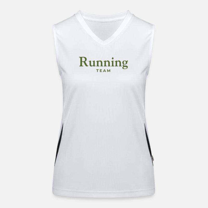 Running Team Funktionelles Kontrast-Tank Top für Frauen