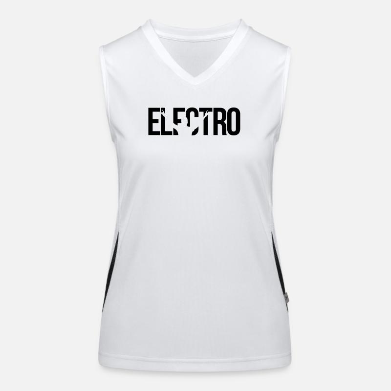elektro Funktionelles Kontrast-Tank Top für Frauen