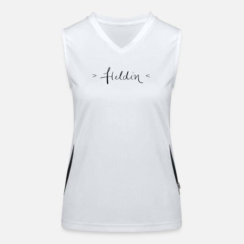 Heldin Funktionelles Kontrast-Tank Top für Frauen