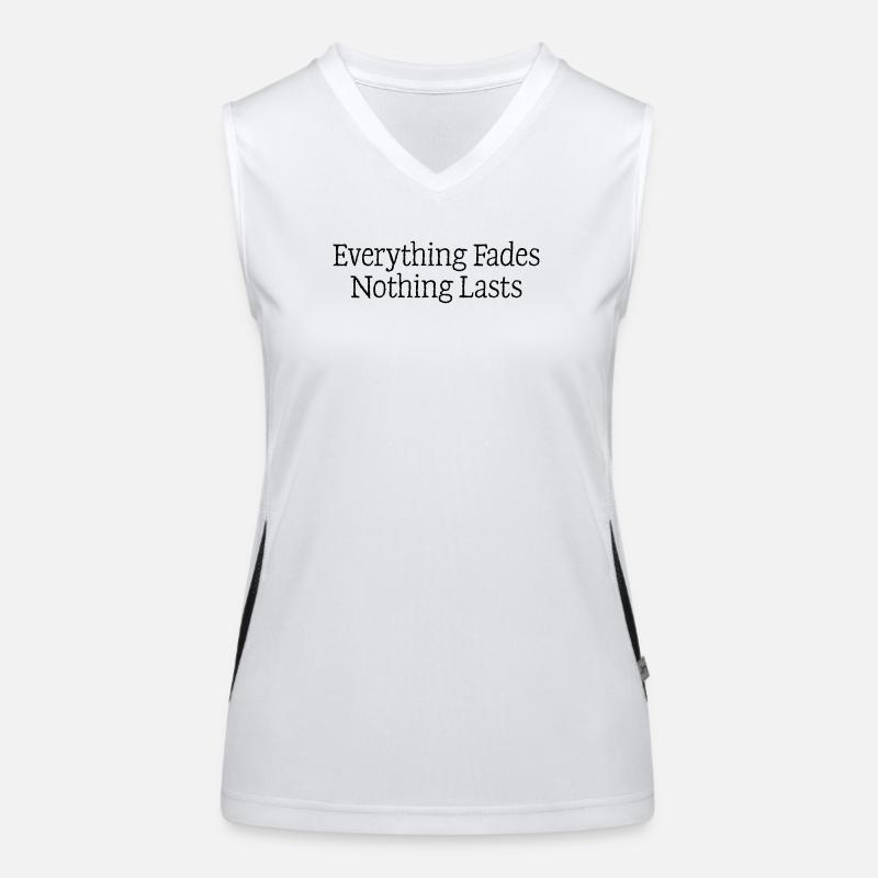 12 Alles verblasst Funktionelles Kontrast-Tank Top für Frauen