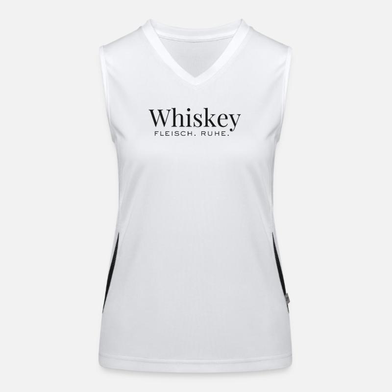 Rustic Whiskey Design Funktionelles Kontrast-Tank Top für Frauen