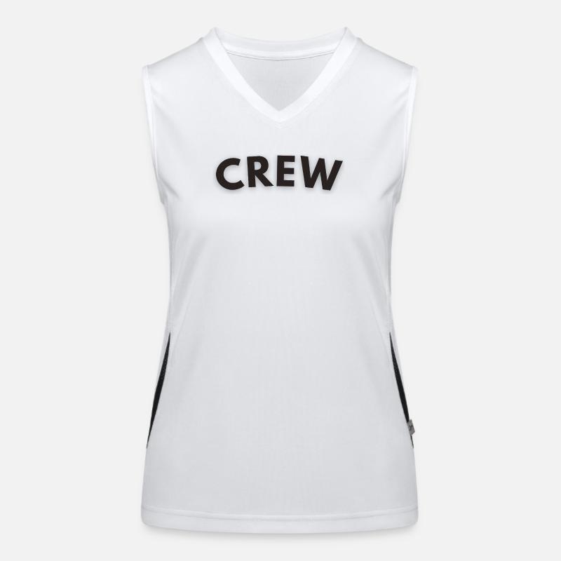 Crew Funktionelles Kontrast-Tank Top für Frauen