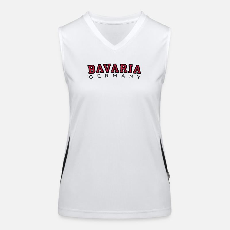 Bayern Bavaria Germany Funktionelles Kontrast-Tank Top für Frauen