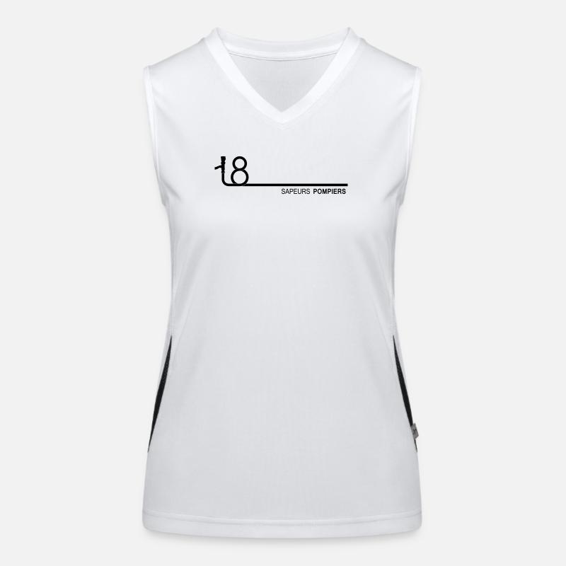 lance_18_3 Débardeur respirant contrasté Femme