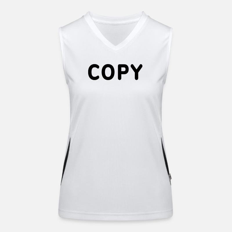 copy paste - Copy Funktionelles Kontrast-Tank Top für Frauen