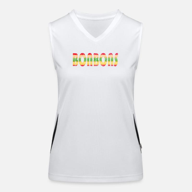 Süßigkeiten Funktionelles Kontrast-Tank Top für Frauen