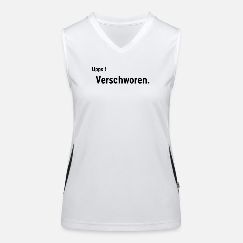 Verschworen Funktionelles Kontrast-Tank Top für Frauen