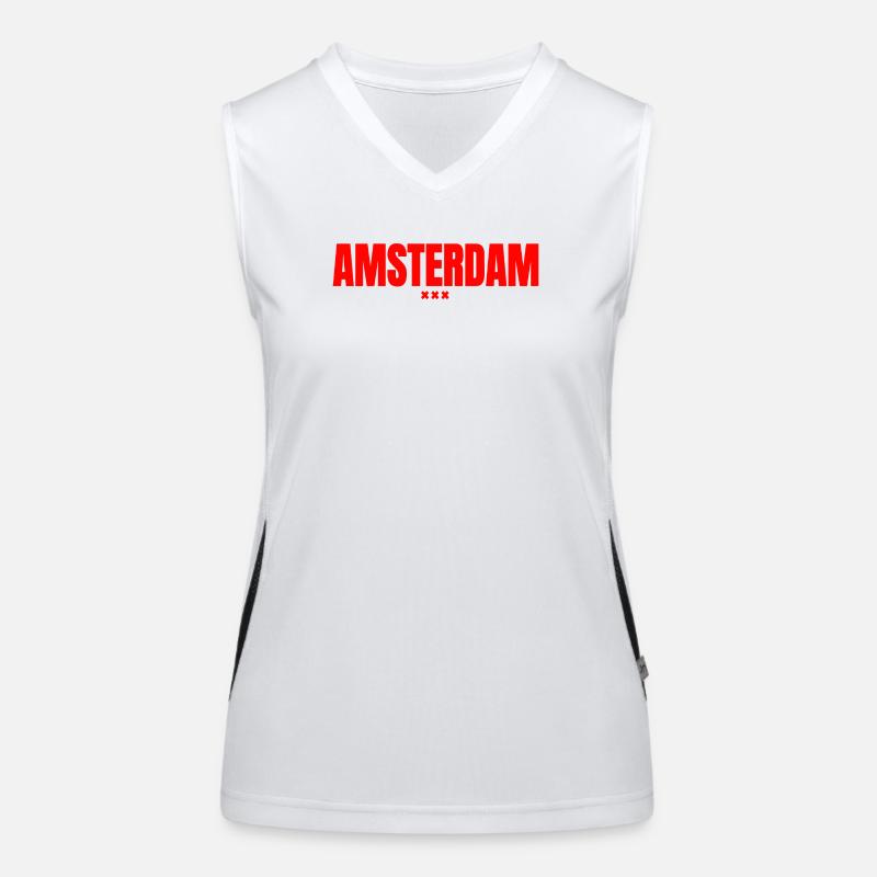Amsterdam Débardeur respirant contrasté Femme