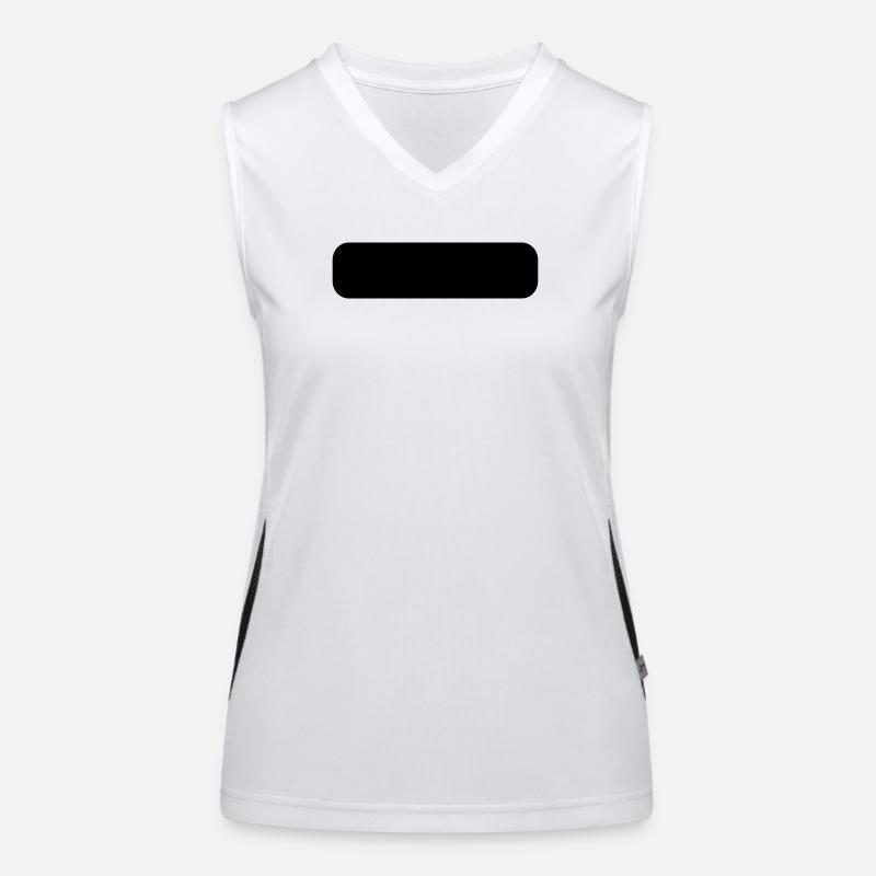 Rounded rectangle Women's Functional Contrast Tank Top