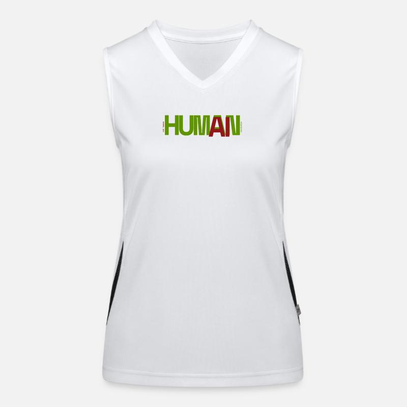 Human Women's Functional Contrast Tank Top
