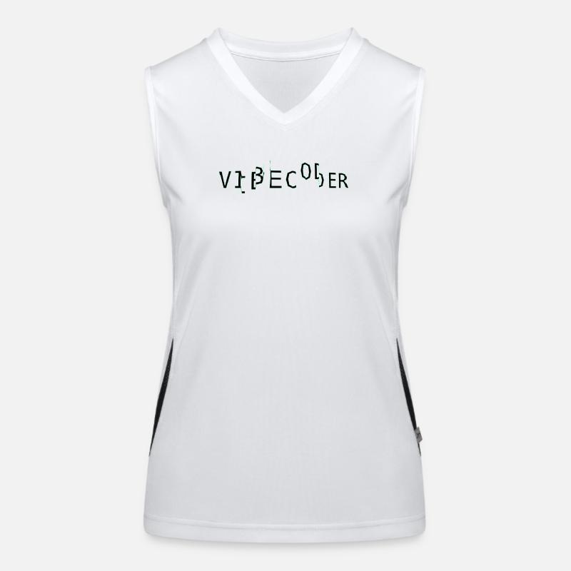 vibecoder_mono bug Débardeur respirant contrasté Femme