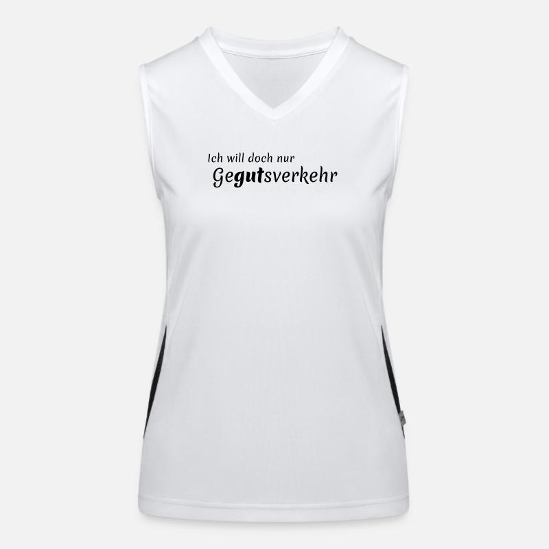 GeGUTsverkehr Funktionelles Kontrast-Tank Top für Frauen