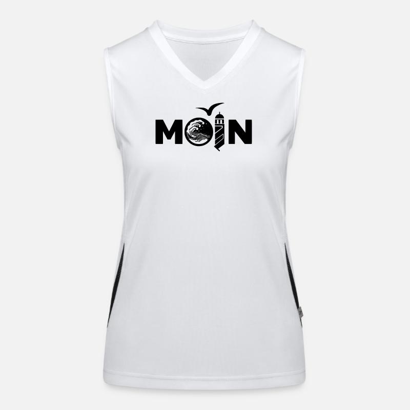 Moin typical North German Women's Functional Contrast Tank Top