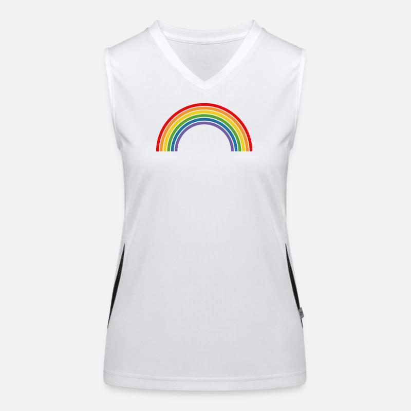 Rainbow Women's Functional Contrast Tank Top