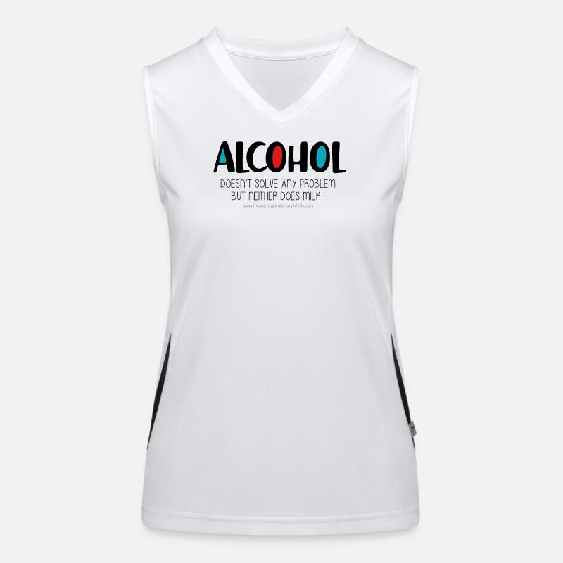 Alcool Débardeur respirant contrasté Femme