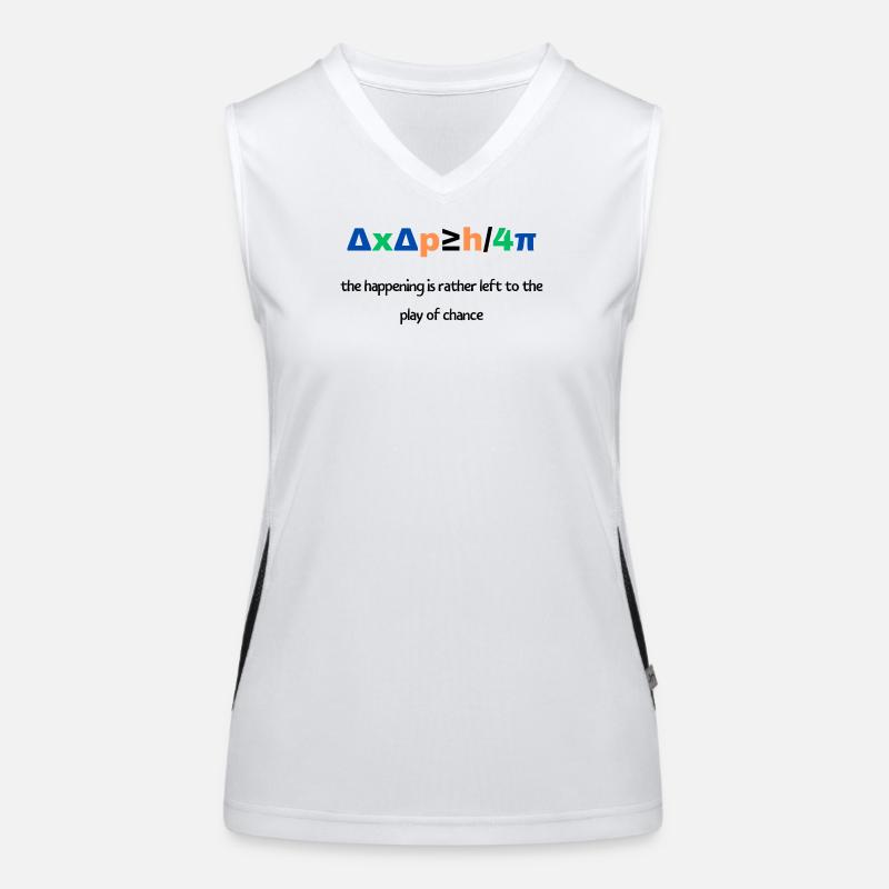 Uncertainty principle Women's Functional Contrast Tank Top
