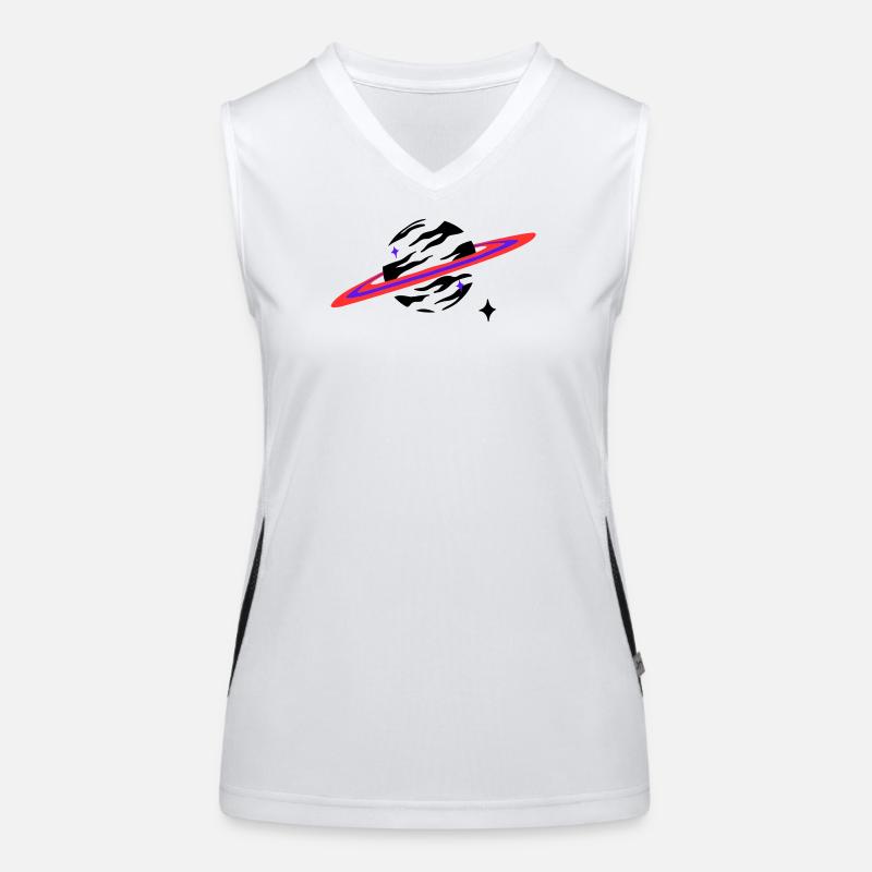 Midnight Orbit Women's Functional Contrast Tank Top