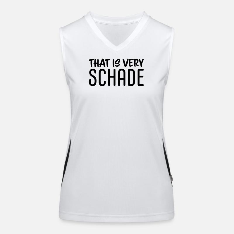 That is very schade Funktionelles Kontrast-Tank Top für Frauen