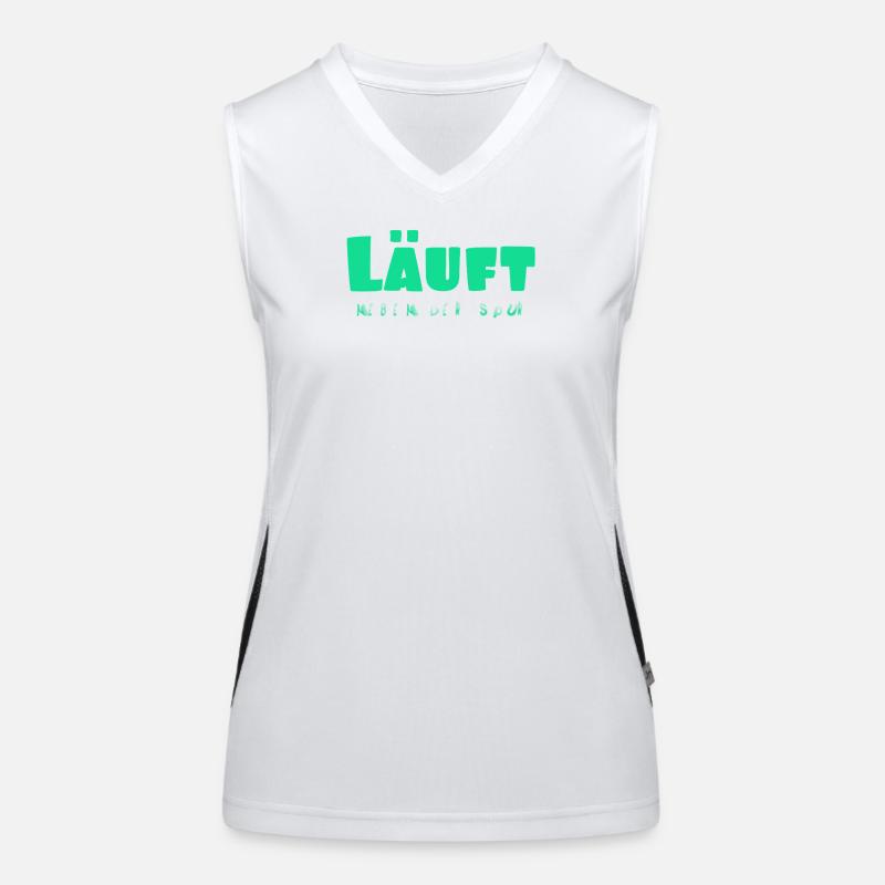 Läuft  Funktionelles Kontrast-Tank Top für Frauen