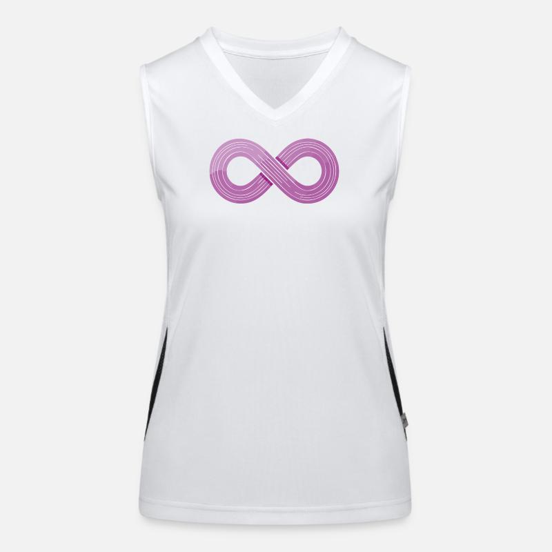 Infinity Flow – Symbol of Agility Women's Functional Contrast Tank Top