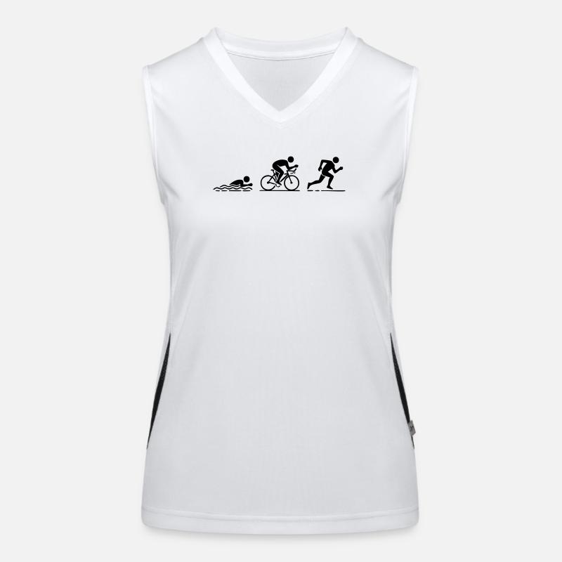 Triathlon Débardeur respirant contrasté Femme