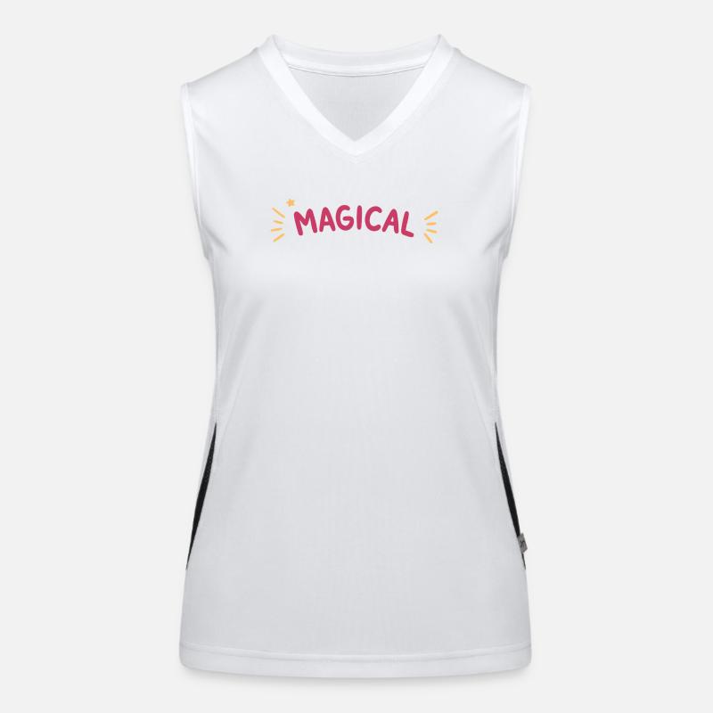 Magical Rainbow Sparkle Women's Functional Contrast Tank Top