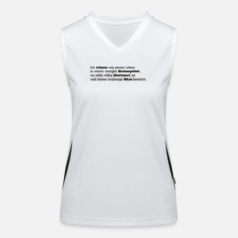 My dream Women's Functional Contrast Tank Top