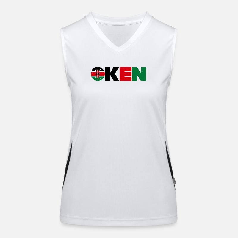 Kenia Funktionelles Kontrast-Tank Top für Frauen