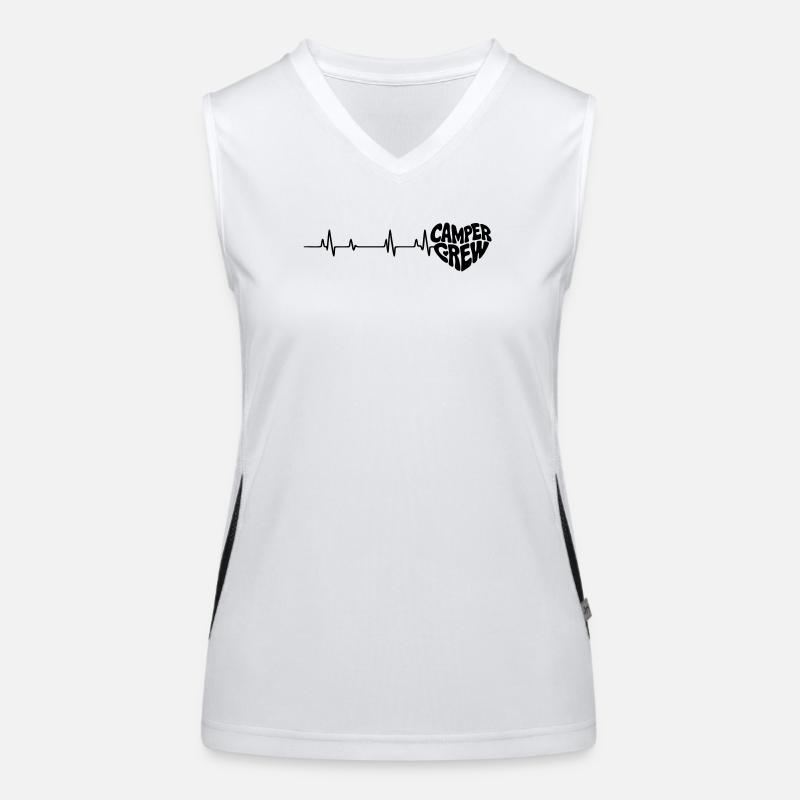 Herz_Camper Débardeur respirant contrasté Femme