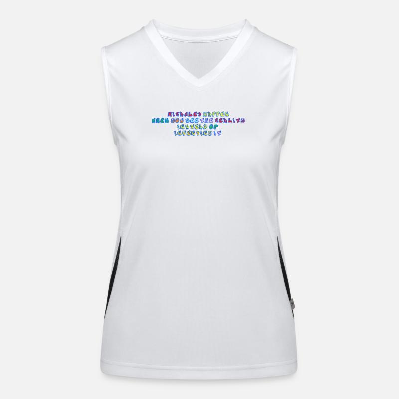 Miracles Women's Functional Contrast Tank Top