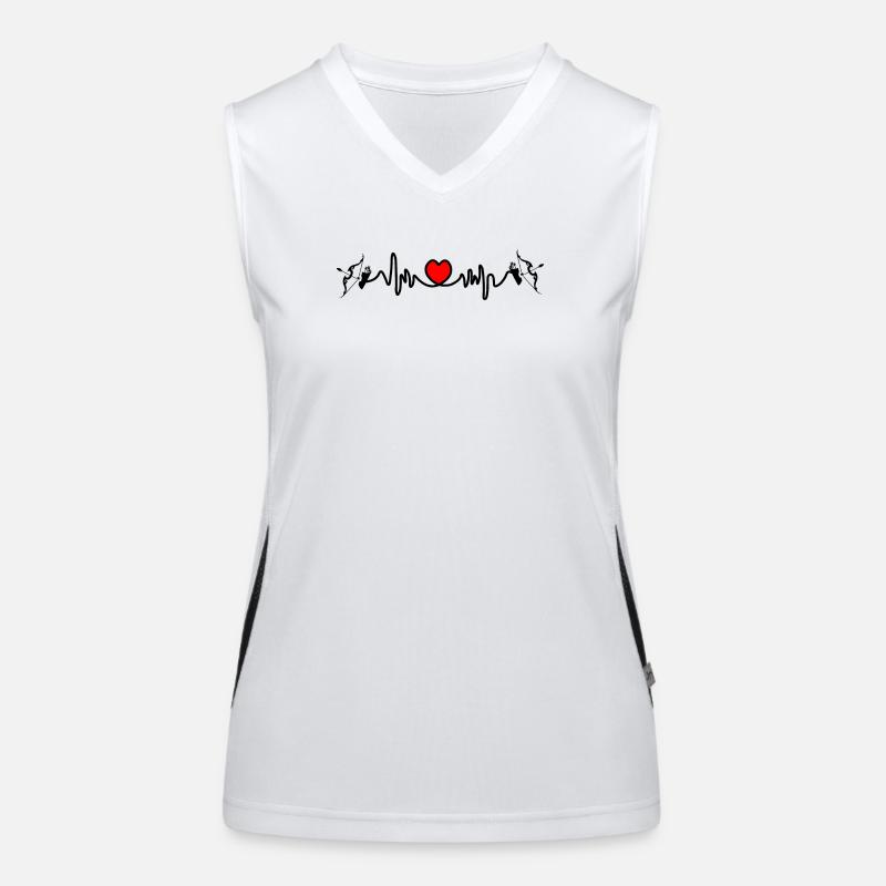 Herzfrequenz Cardio Sagittarius Sagittarius Funktionelles Kontrast-Tank Top für Frauen