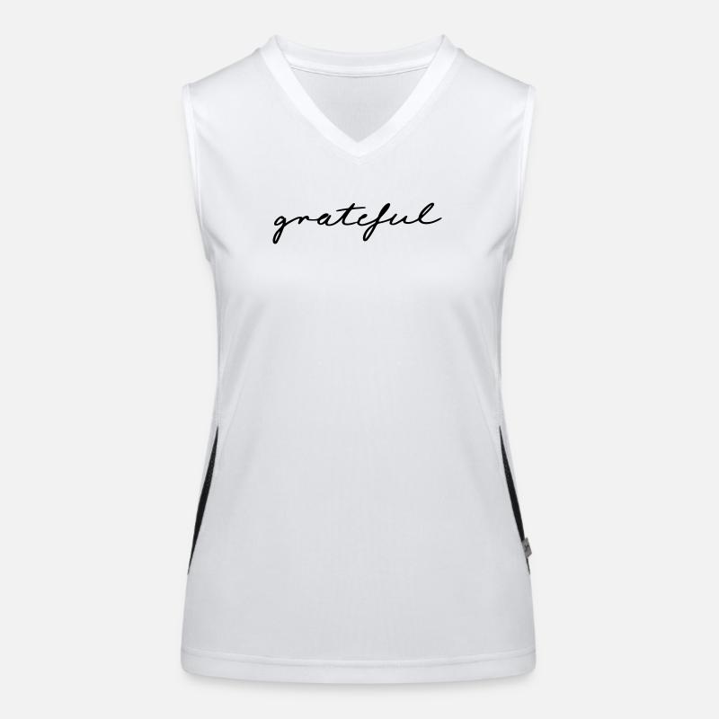 grateful Funktionelles Kontrast-Tank Top für Frauen