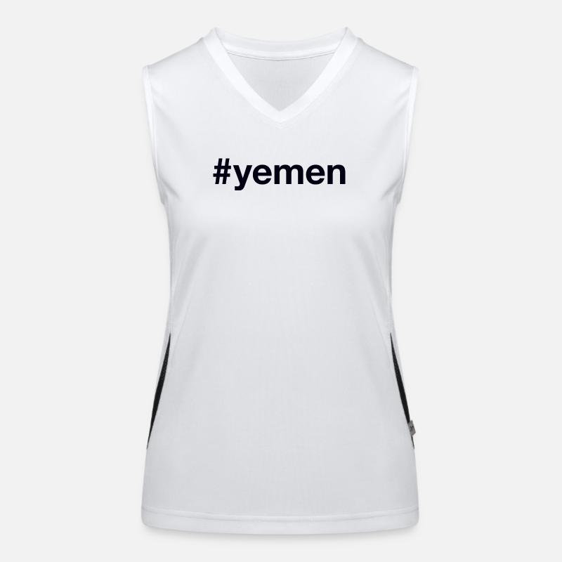 YEMEN Hashtag Débardeur respirant contrasté Femme