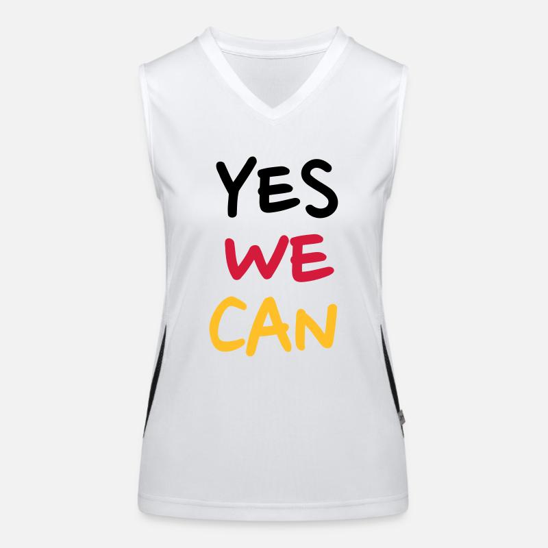 Yes we can Débardeur respirant contrasté Femme