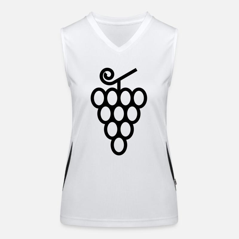 Trauben Funktionelles Kontrast-Tank Top für Frauen