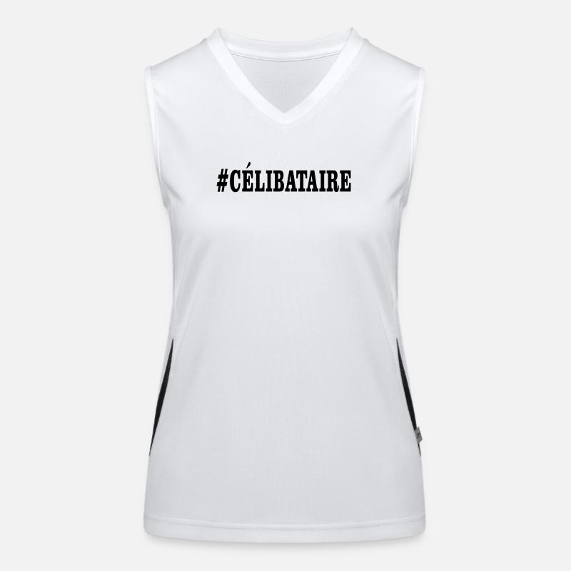 celibataire Débardeur respirant contrasté Femme