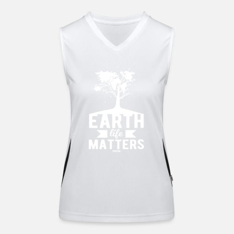 Naturschutz Baum Wald Funktionelles Kontrast-Tank Top für Frauen