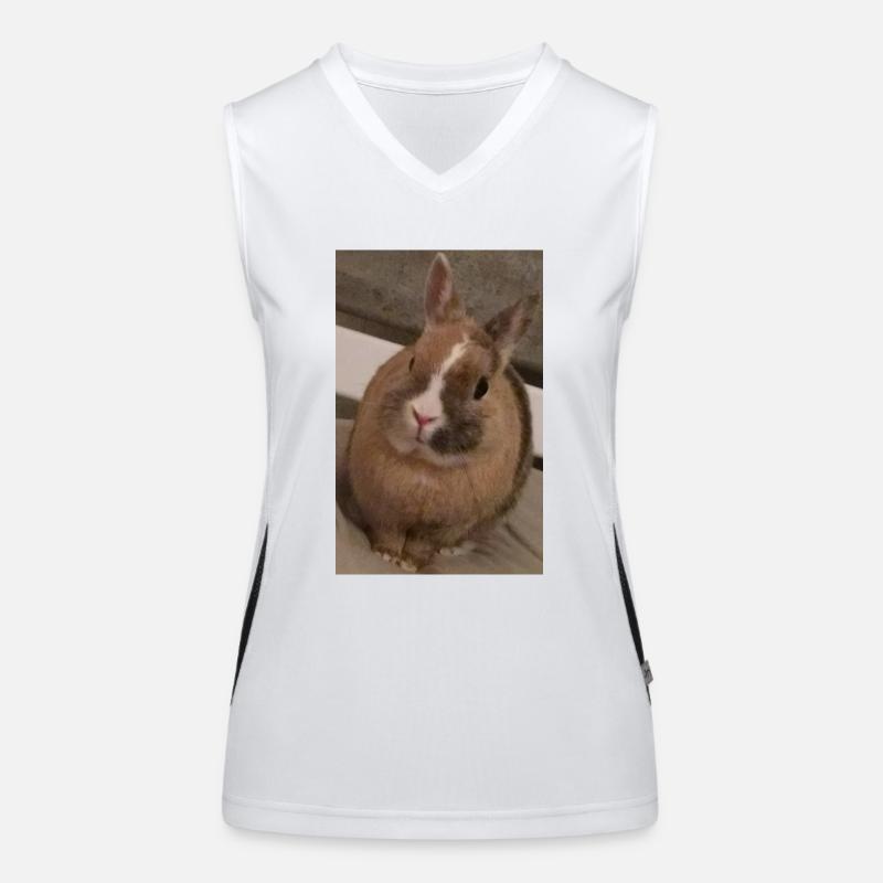 Kaninchen Funktionelles Kontrast-Tank Top für Frauen