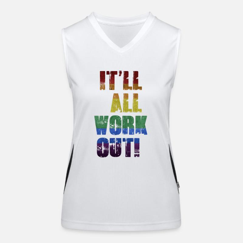 It'll All Work Out Women's Functional Contrast Tank Top