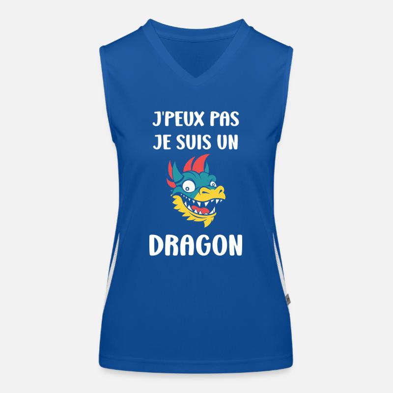 Bébé dragon Débardeur respirant contrasté Femme