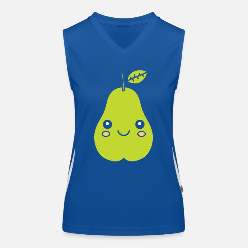 Birne Funktionelles Kontrast-Tank Top für Frauen