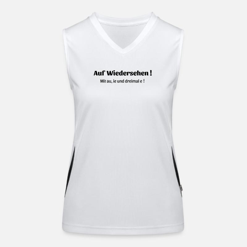 Goodbye Women's Functional Contrast Tank Top